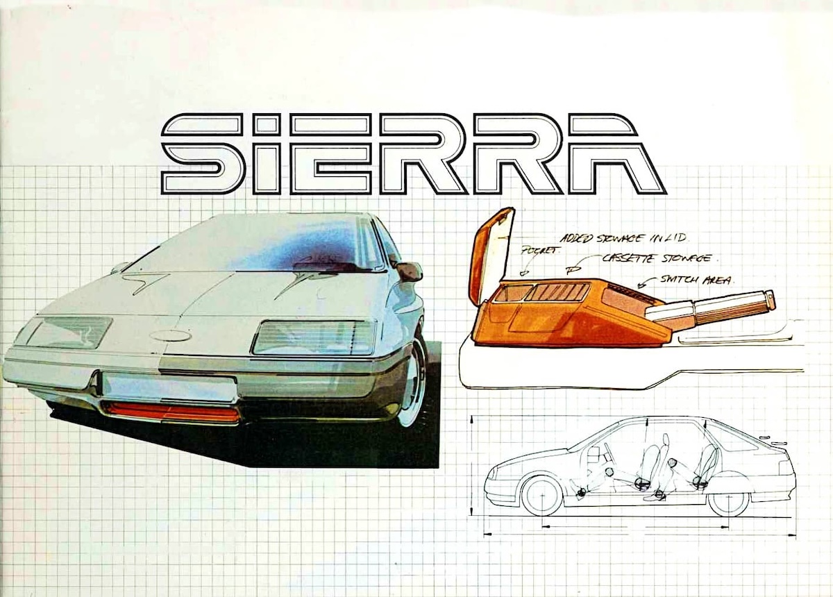 „Ford Sierra“: automobilis iš ateities su viena koja praeityje